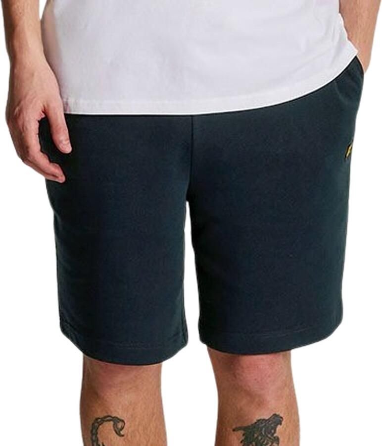 Lyle & Scott Blauwe Katoenen Shorts Bermuda Herfst Winter Blue Heren - Foto 8