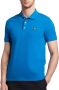 Lyle & Scott Blauw Poloshirt korte mouw Blue Heren - Thumbnail 4