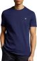 Lyle & Scott Plain T-shirt Donkerblauw Ts400Vog Blauw Heren - Thumbnail 4