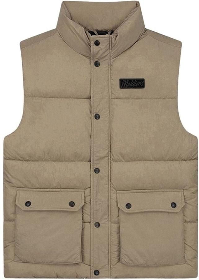 Malelions Crinkle Padded Bodywarmer Heren