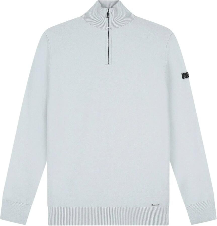 Malelions Knitted 1 4 Zip Sweater Heren