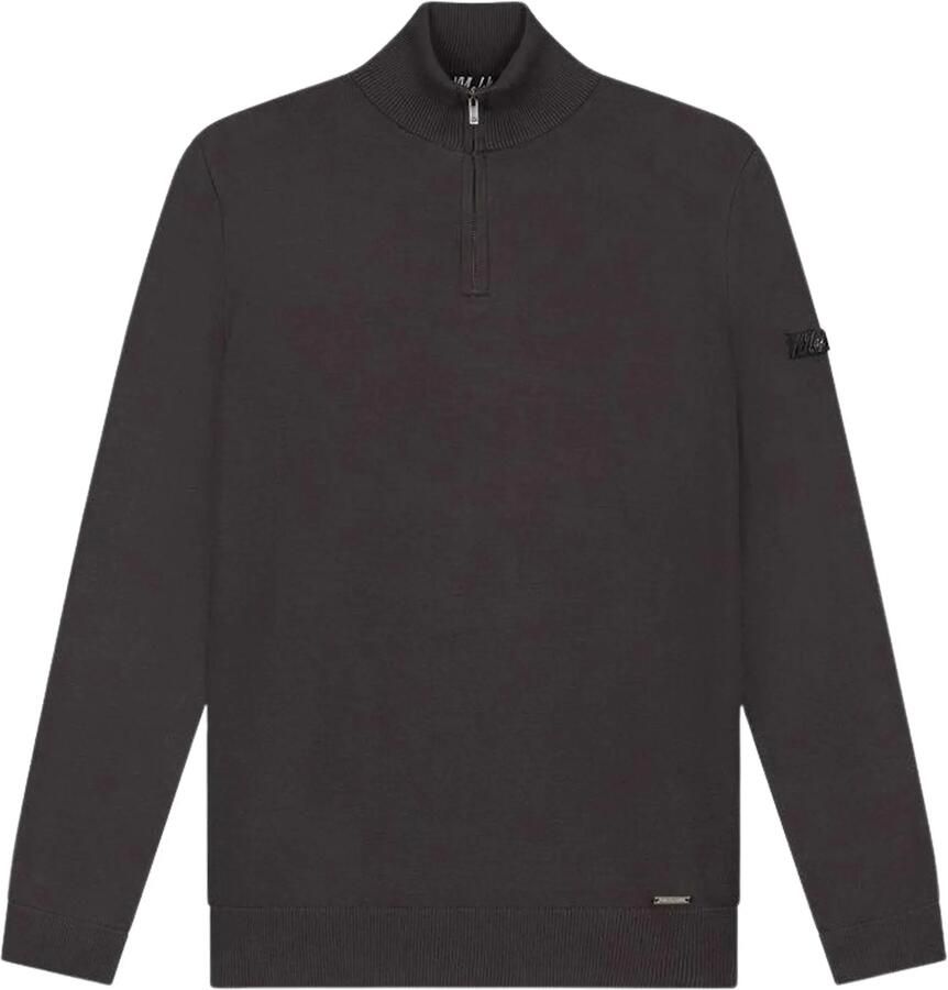 Malelions Knitted 1 4 Zip Sweater Heren
