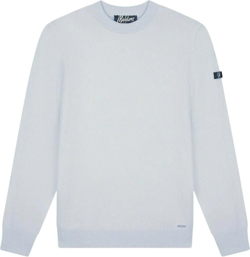 Malelions Knitted Crewneck Sweater Heren