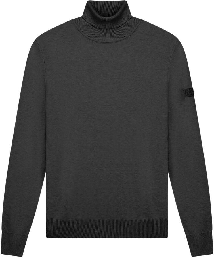 Malelions Knitted Turtleneck Sweater Heren
