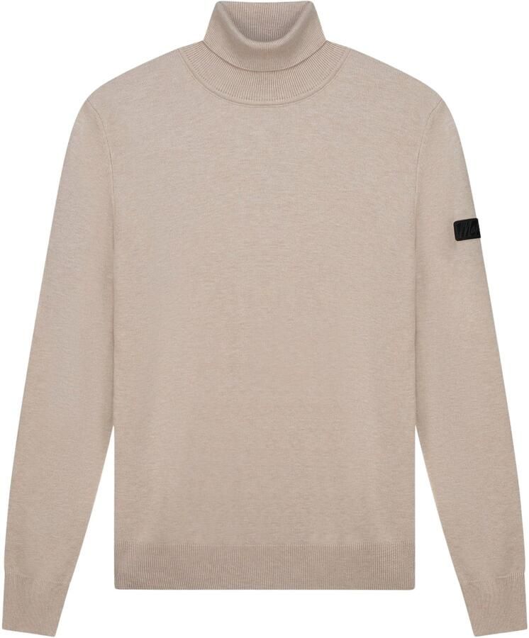 Malelions Knitted Turtleneck Sweater Heren