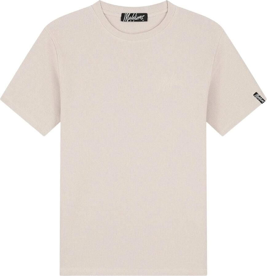 Malelions Signature Waffle T-shirt Heren
