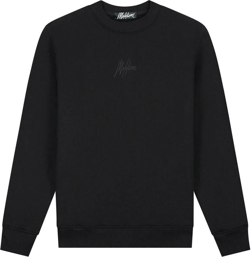 Malelions Striped Signature Sweater Heren