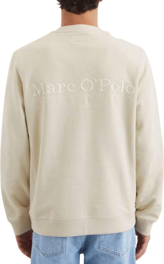Marc O'Polo Regular Logoprint Crewneck Sweater Heren