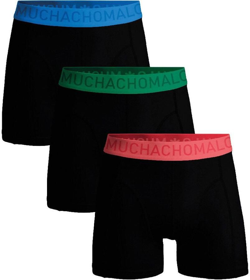 Muchachomalo Microfiber Solid Boxershorts Heren (3-pack)