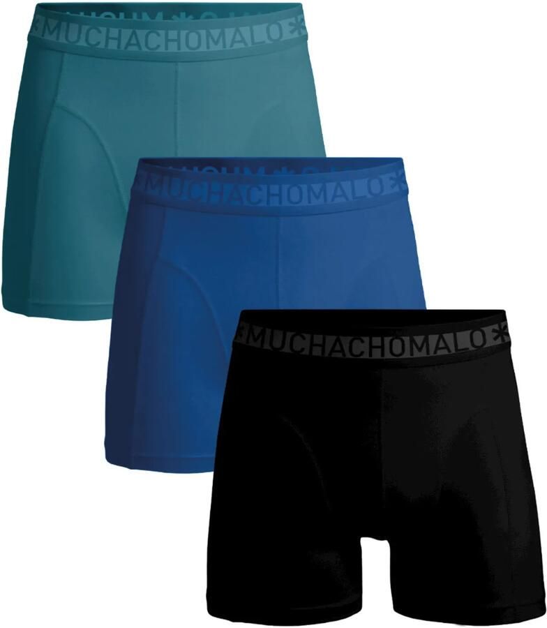 Muchachomalo Solid Boxershorts Heren (3-pack)
