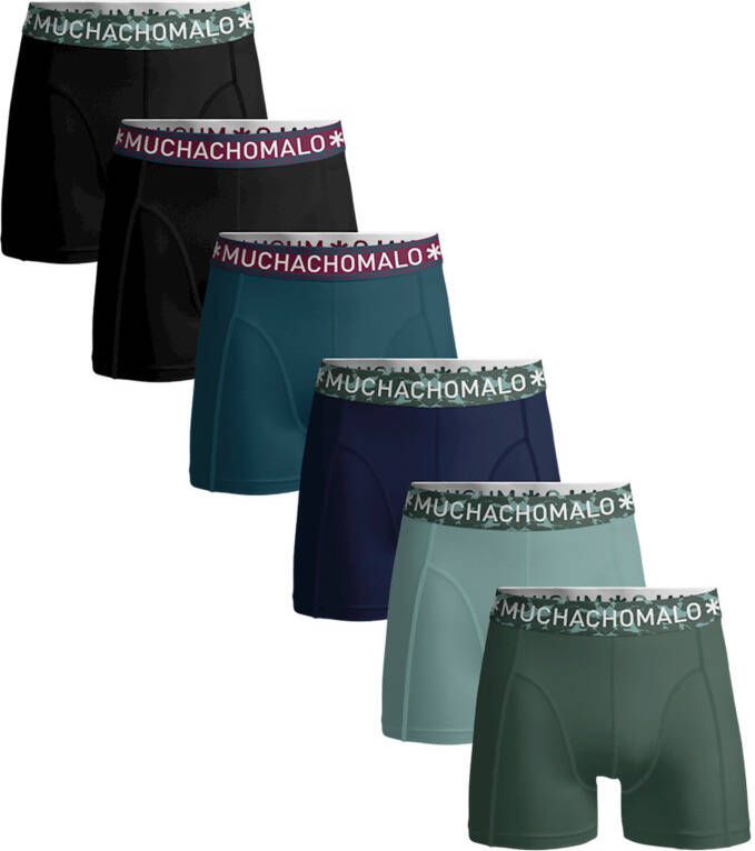 Muchachomalo Solid Boxers Heren (6-pack)