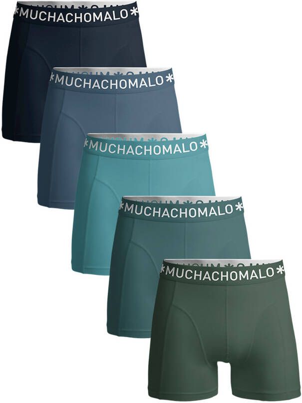 Muchachomalo Solid Boxershorts Heren (5-pack)