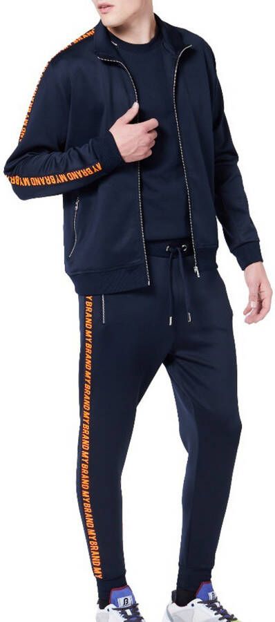 My Brand Tape Track Suit in Navy Blue Heren