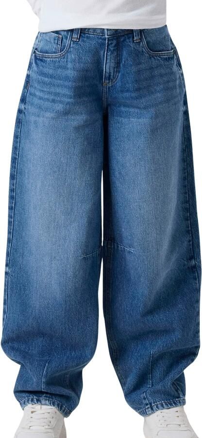 NAME IT KIDS NKFBELLA barrel jeans middelblauw - Foto 3