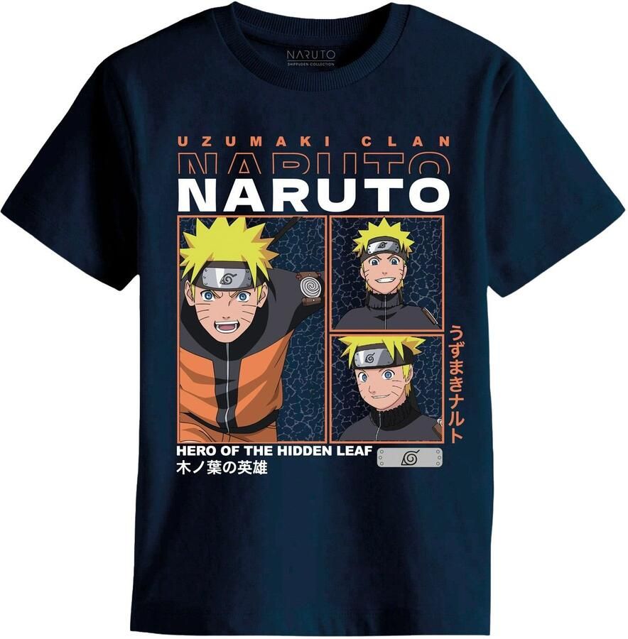 Name It Shirt met print NKMJADIL NARUTO SS TOP NOOS BIO
