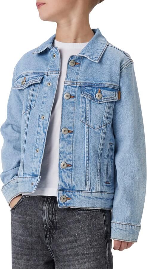 Name It Jeansjack NKMJAGGER voor met borstzakken en elastisch denim