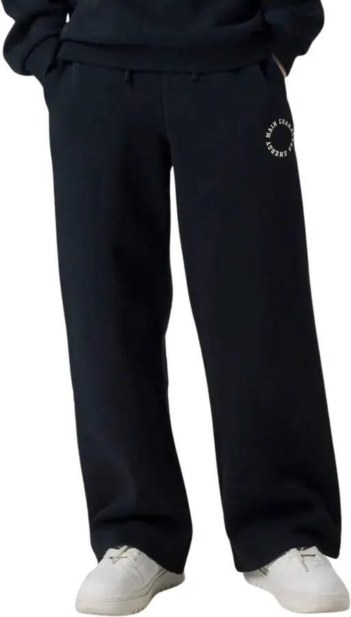 NAME IT KIDS sweatpants met print zwart - Foto 3