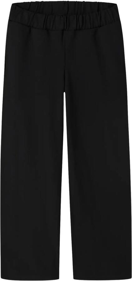 NAME IT KIDS wide leg casual broek zwart