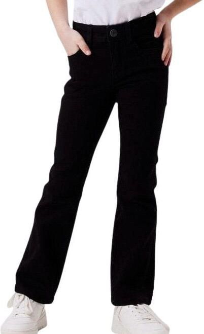 Name it KIDS bootcut fit jeans NKFPOLLY black denim Zwart Meisjes Stretchdenim 104 - Foto 7