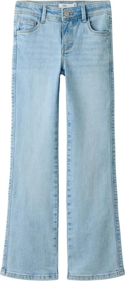 NAME IT KIDS bootcut jeans light blue bleached