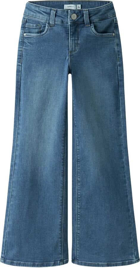 NAME IT KIDS wide leg jeans Medium blue denim