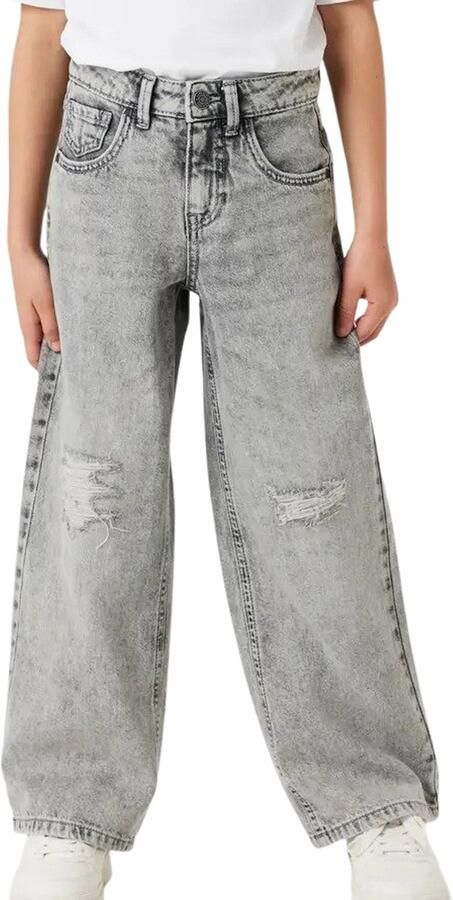 Name It 5-pocket jeans NKFROSE voor meisjes met destroyed-effect en hoge tailleband - Foto 9