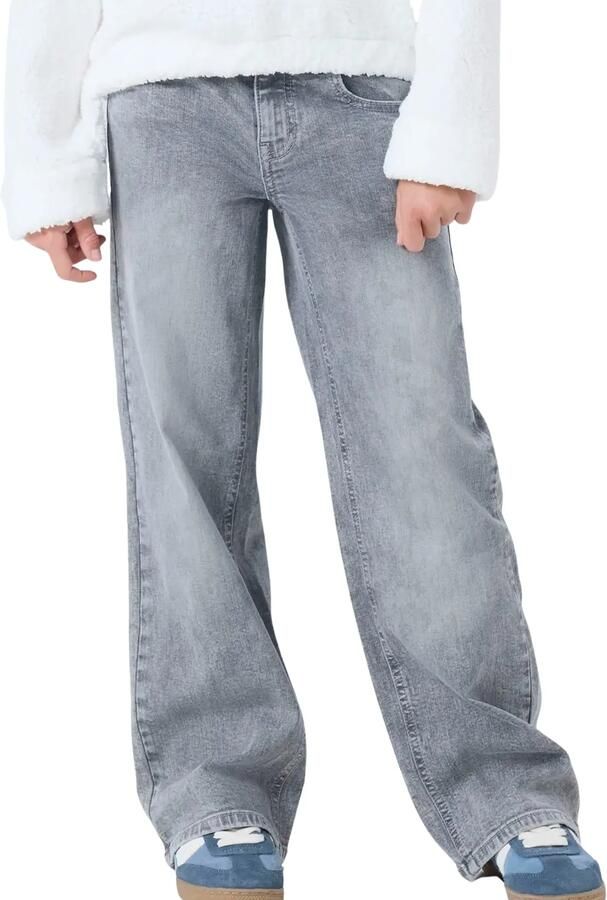NAME IT KIDS NKFROSE wide leg jeans grijs - Foto 3