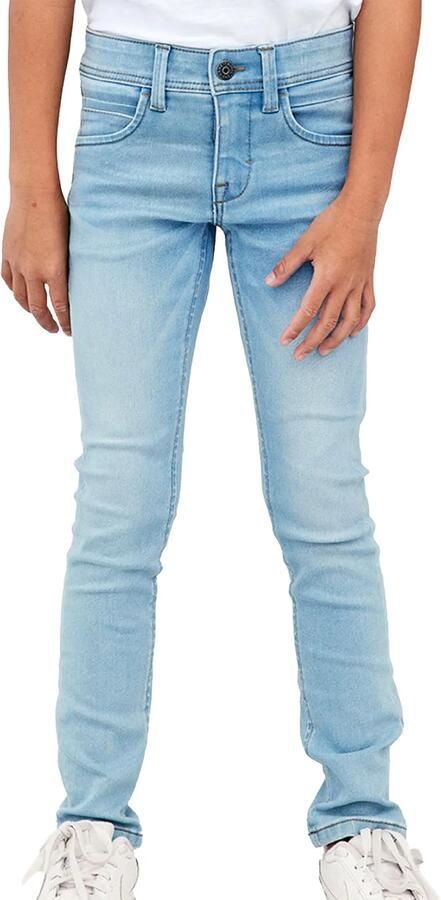 Name It Stretch jeans NKMSILAS voor jongens met verstelbare tailleband en slanke pasvorm - Foto 6