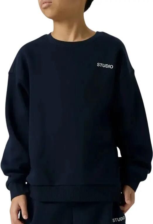 NAME IT KIDS sweater met tekst donkerblauw - Foto 1