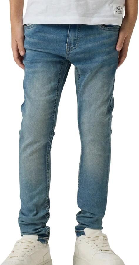 Name it KIDS slim fit jeans NKMTHEO light blue denim Blauw Jongens Jog denim 122 - Foto 4