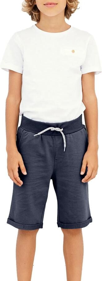 Name it KIDS regular fit sweatshort NKMVERMO donkerblauw Effen 110 - Foto 5
