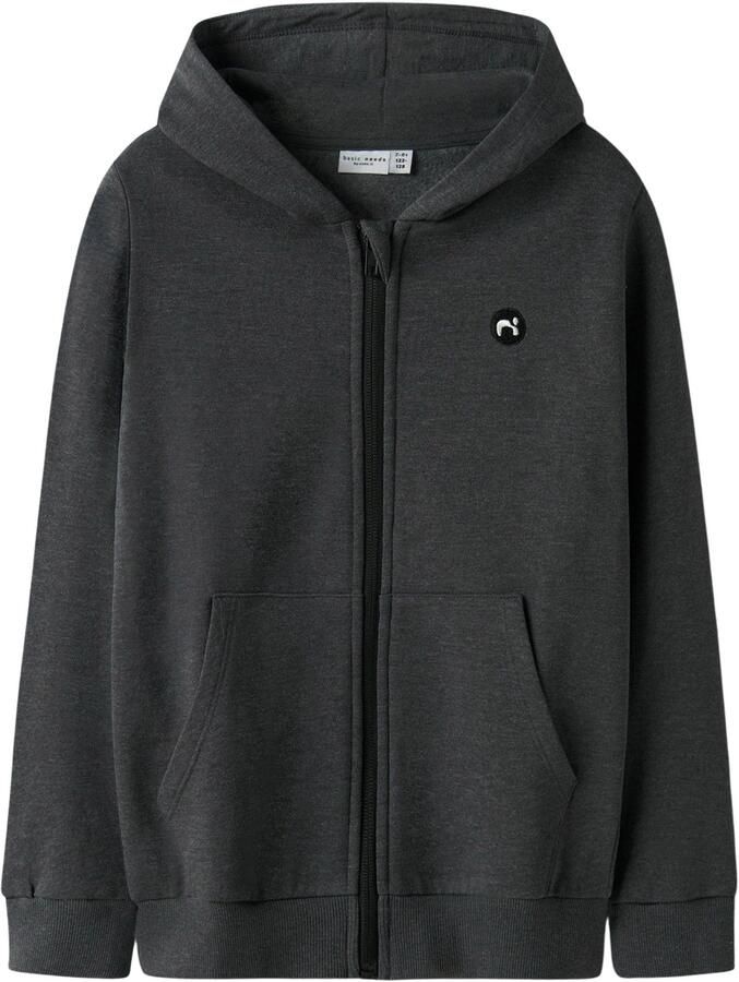 Name It Capuchonsweatvest NKMVIMO LS SWEAT CARD BRU NOOS