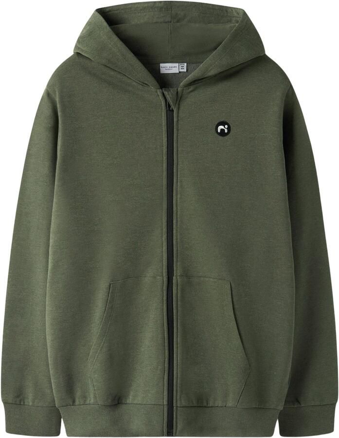 Name It Capuchonsweatvest NKMVIMO LS SWEAT CARD BRU NOOS