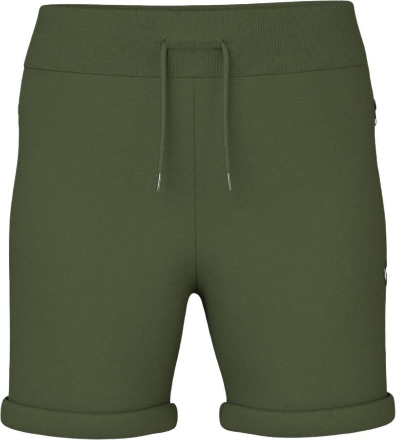 Name It Sweatshort NKMVIMO SWE SHORTS BRU NOOS Katoenmix omslagzoom zakken met ritssluiting