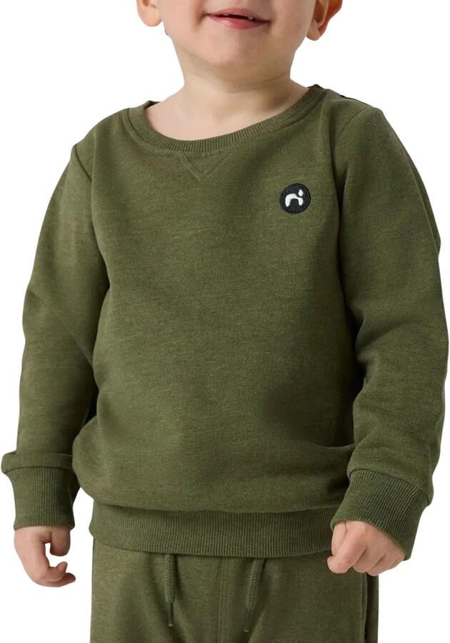 Name it MINI sweater NMMVIMO met all over print groen Effen 104 - Foto 3