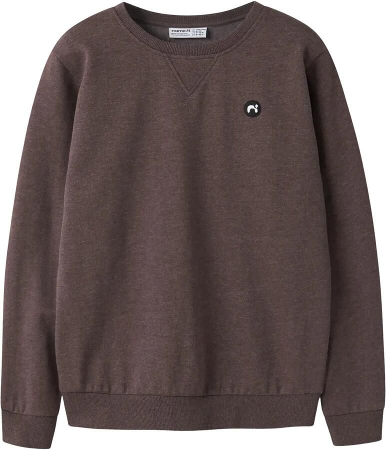 NAME IT KIDS sweater donkerbruin