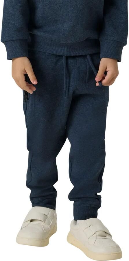 Name it MINI joggingbroek NMMVIMO donkerblauw Jongens Sweat Effen 104 - Foto 4