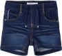 Name it MINI regular fit jeans bermuda NMMRYAN dark denim short Blauw Jongens Stretchdenim 110 - Thumbnail 1
