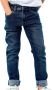 Name it KIDS slim fit jeans NKMSILAS dark blue denim Blauw Jongens Stretchdenim 158 - Thumbnail 2
