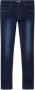Name it KIDS slim fit jeans NKMTHEO dark blue denim Blauw Jongens Jog denim 110 - Thumbnail 2