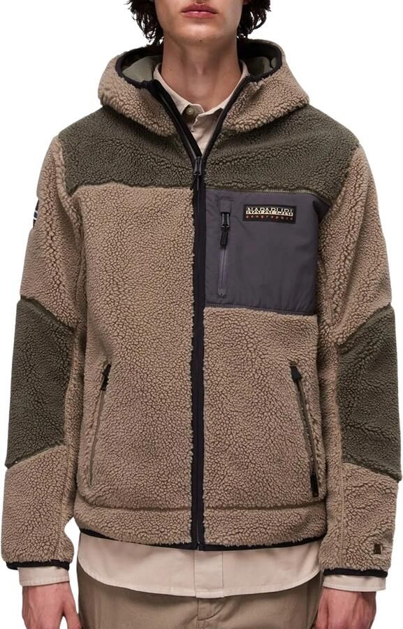 Napapijri Yupik Full-Zip Hooded Fleecejas Heren