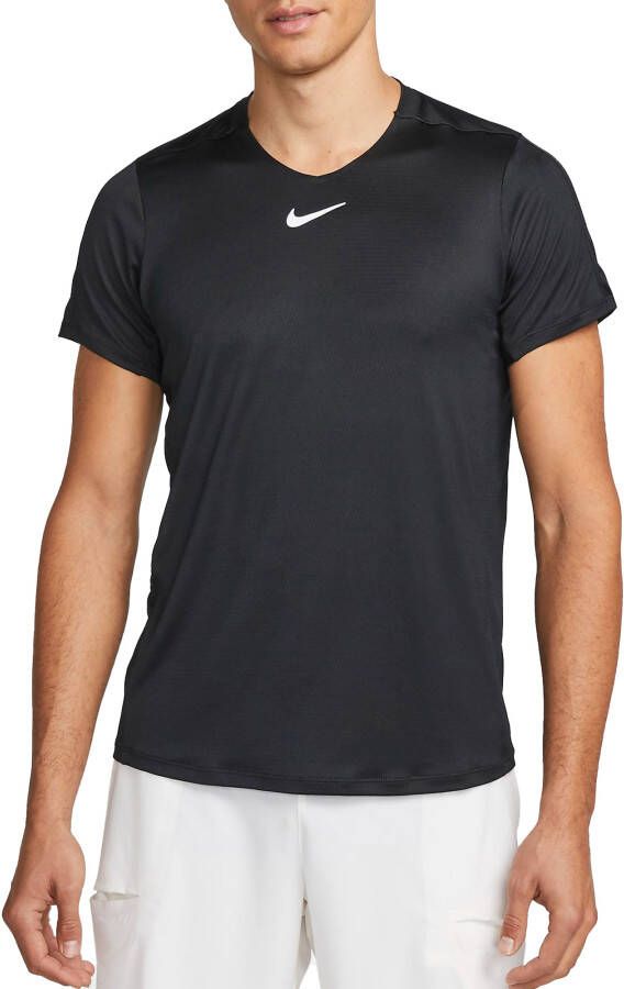 Nike Court Dri-FIT Advantage Tennistop voor heren Zwart