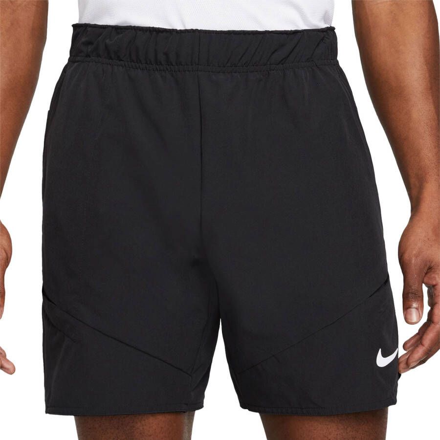 Nike Court Dri-FIT Advantage Tennisshorts voor heren (18 cm) Zwart