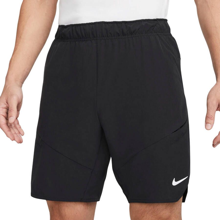 Nike Court Dri-FIT Advantage Tennisshorts voor heren Zwart