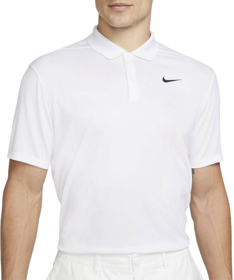 Nike Court Dri-FIT Tennispolo voor heren Wit
