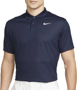 Nike Court Dri-FIT Tennispolo voor heren Blauw