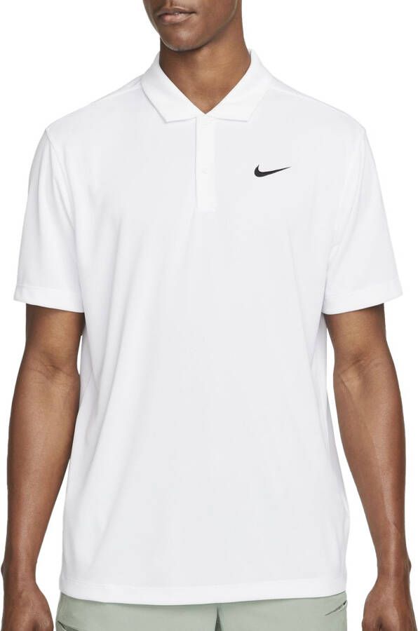 Nike Heren Court Dri-Fit Polo Dh0857 White Heren