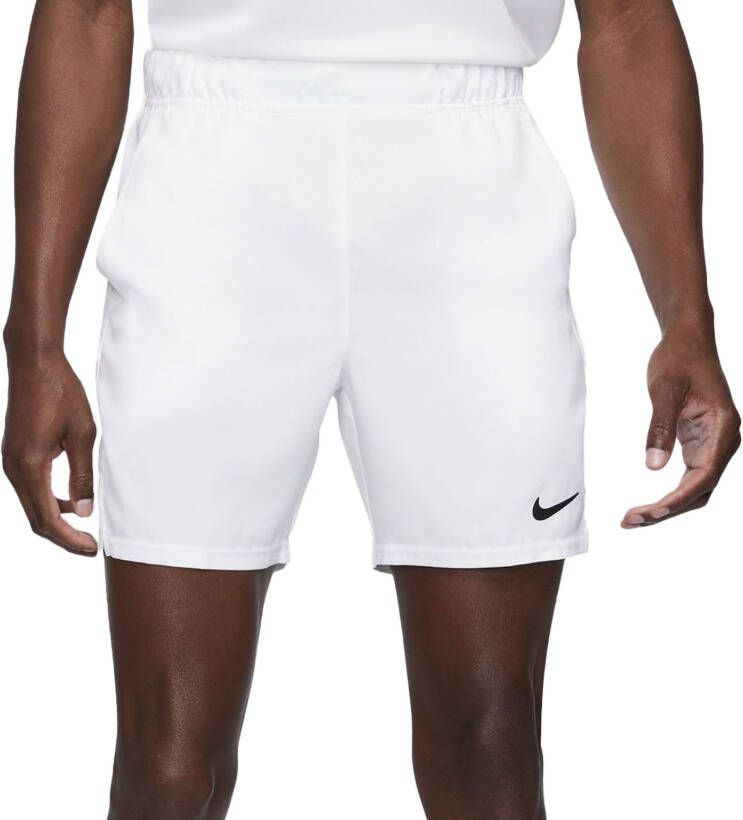 Nike Court Dri-FIT Victory Tennisshorts voor heren (18 cm) Wit