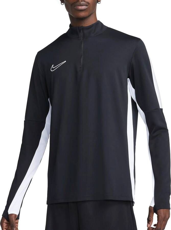 Nike Academy Dri-FIT voetbaltop met halflange rits voor heren Zwart