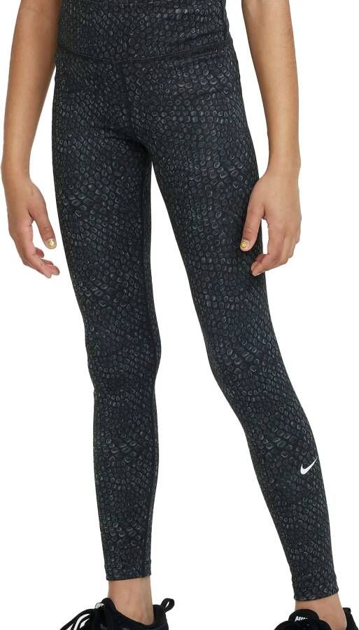 Nike Dri-FIT One Trainingslegging voor meisjes Zwart